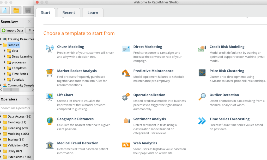 rapidminer studio developer