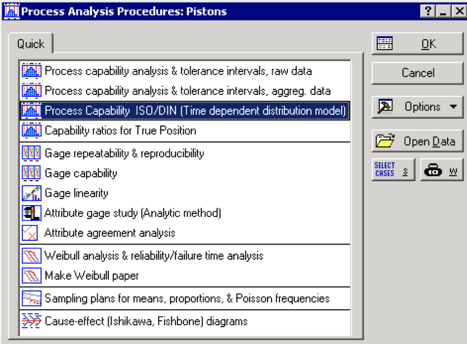 Statistica Process Analysis